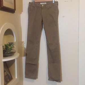 Hudson baby boot khakis